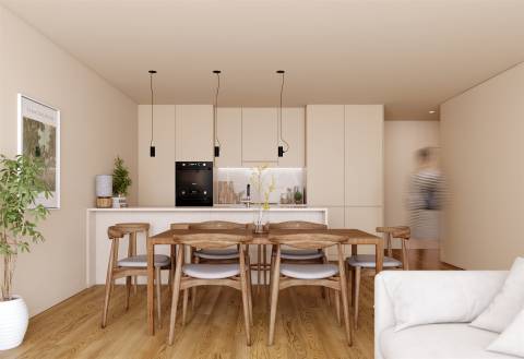 Apartamento T1 com Terraço no Sul 482 em Matosinhos Sul