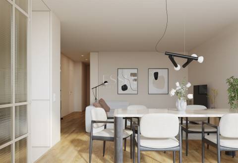 Apartamento T1 com Terraço no Sul 482 em Matosinhos Sul
