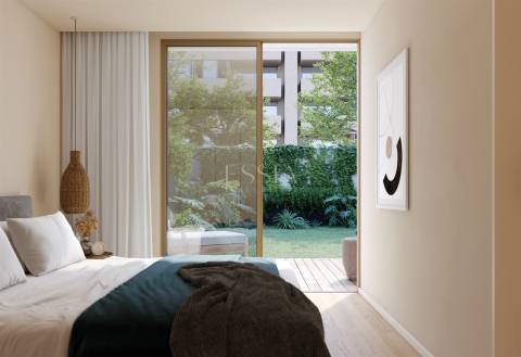 Apartamento T1 com Terraço no Sul 482 em Matosinhos Sul