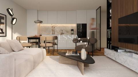 Apartamento T3 com Varanda no Sul 560 em Matosinhos Sul