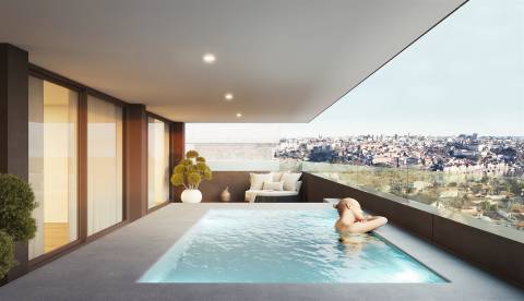 Apartamento T4 Duplex com Vista Douro e Piscina Rooftop