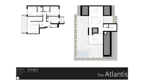 Apartamento T4 Duplex com Terraço e Piscina no The Atlantis