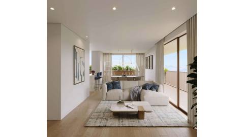 Apartamento T3 com Varanda em São Félix da Marinha