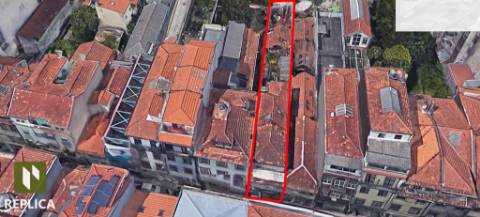 Predio com projecto aprovado - Baixa do Porto