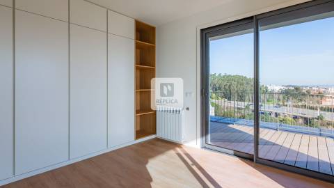 Penthouse T1 - Terraço de 39,50m2 panorâmico com cobertura.