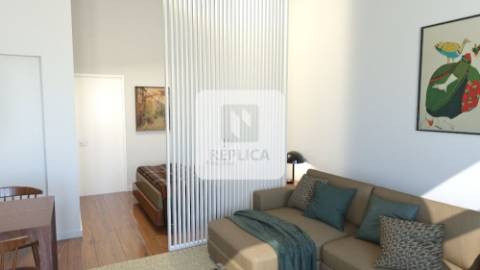 Apartamento T0 com terraço à Avenida da República - V. N. de Gaia