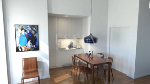 Apartamento T1 com terraço à Avenida da República - V. N. de Gaia