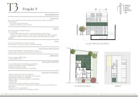Apartamento T3 NOVO com varanda próximo Av. da Boavista no Porto