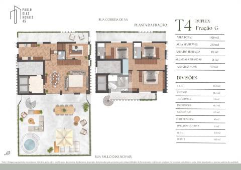 Apartamento Cobertura T4 Duplex com terraço e jacuzzi na Av. da Boavista no Porto