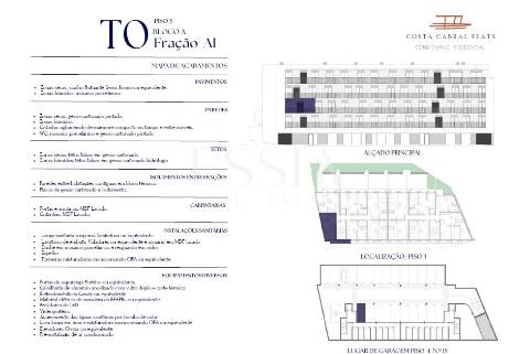 Apartamento T0 com Varanda e Lugar de Garagem