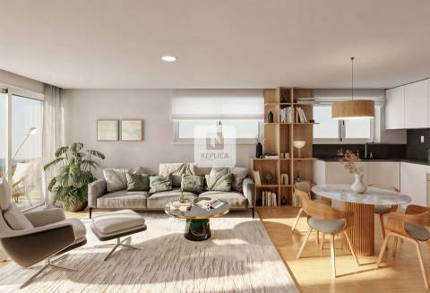 Apartamento T2 com 2 varandas viradas a nascente em Canidelo