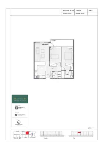 Apartamento T2 com 2 varandas viradas a nascente em Canidelo