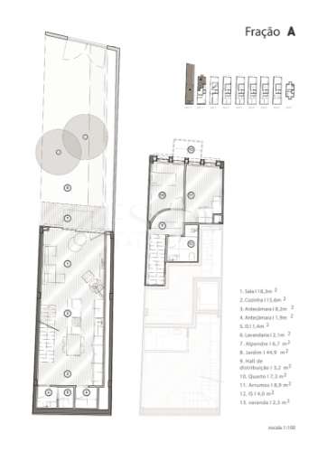 T2 duplex com Jardim de 45m2 e 2 lugares de garagem na  Avenida Fernão de Magalhães