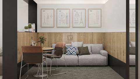 Apartamento T0 Novo na Baixa do Porto