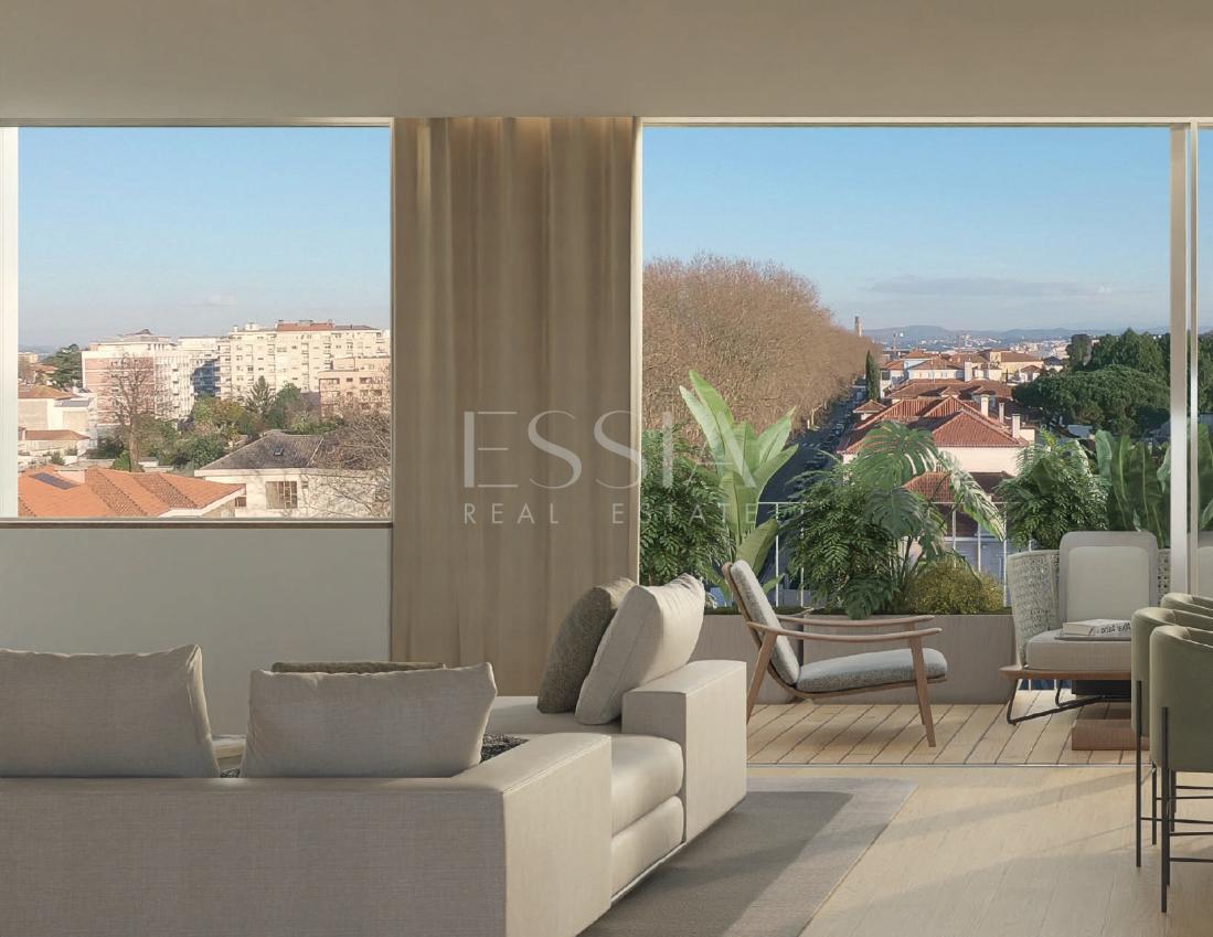 Apartamento T3 com varanda no The Avenue nas Antas