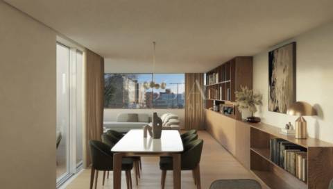 Apartamento T3 com varanda no The Avenue nas Antas