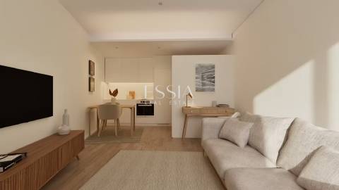 Apartamento T1 com terraço próximo ao Pólo Universitário em Paranhos