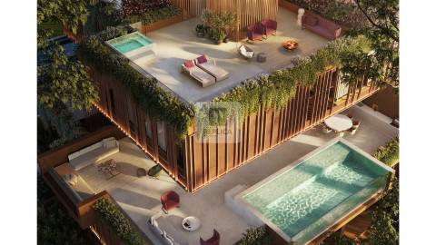 T3 Duplex com Jardim e Piscina no The Principado Cascais