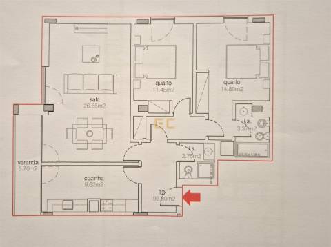 Apartamento T2 NOVO, com lugar de garagem e arrumo, na Figueira da Foz- Buarcos!