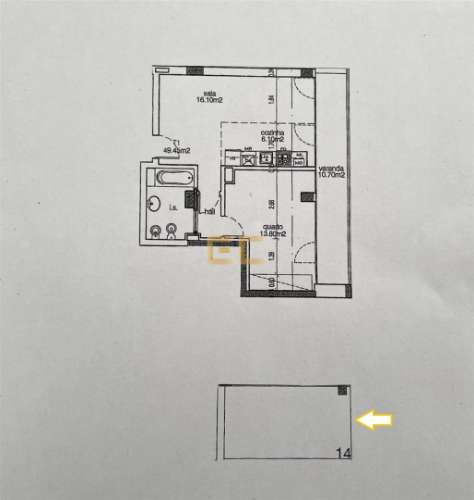 Apartamento T1 com lugar de Garagem - Ponte Galante, Figueira da Foz!