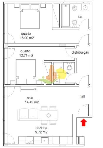 T2k Novo  c/ 2 parqueamentos
