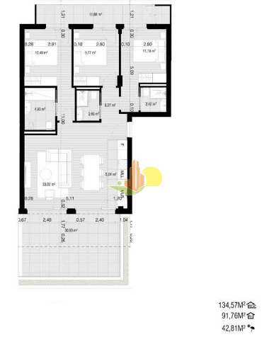 Novo, luxo à beira mar...