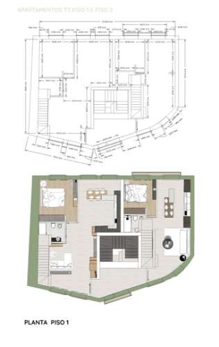 Apartamento T1+2 DUPLEX Venda em Viseu,Viseu