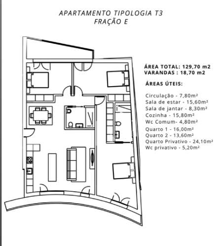 Apartamento T3 Venda em Viseu,Viseu