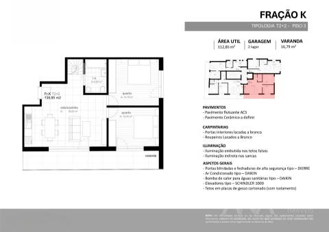 Apartamento T2+2 DUPLEX Venda em Viseu,Viseu