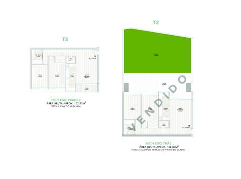Apartamentos T2 a Venda em Azurém, Guimarães