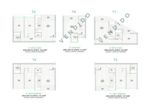 Apartamentos T2 a Venda em Azurém, Guimarães