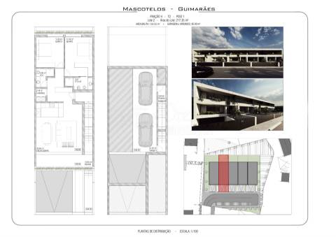 Projeto de Andares Moradias em Mascotelos Guimarães