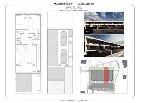 Projeto de Andares Moradias em Mascotelos Guimarães