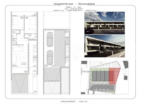 Projeto de Andares Moradias em Mascotelos Guimarães