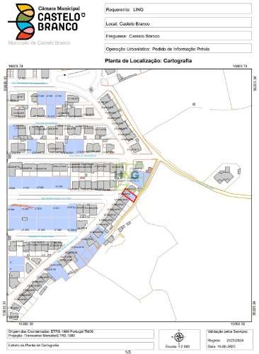Lote de Terreno na zona da Quinta da Carapalha em Castelo Branco