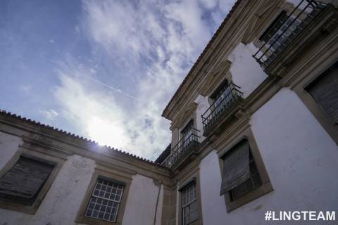 Solar localizado em Castelo Branco,  na zona histórica da cidade.