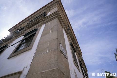 Solar localizado em Castelo Branco,  na zona histórica da cidade.