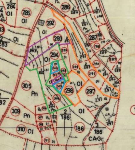 Quintinha isolada com 1400m2, vistas para Vale.