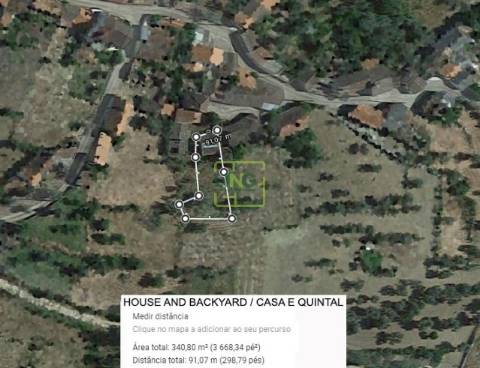 Moradia com terreno na freguesia de Santo André das Tojeiras