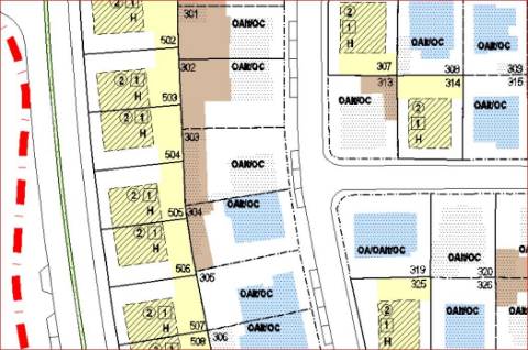 Lote de terreno para construção de uma moradia geminada em Castelo Branco