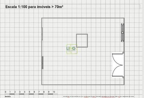 Loja com 35 m2 em pleno no centro da cidade.