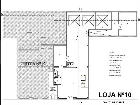 Loja com 341m2 para arrendamento, em plena Avª 1º de Maio