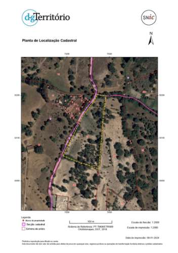 Terreno Rústico com 9400m2 sito em Águas, Penamacor.