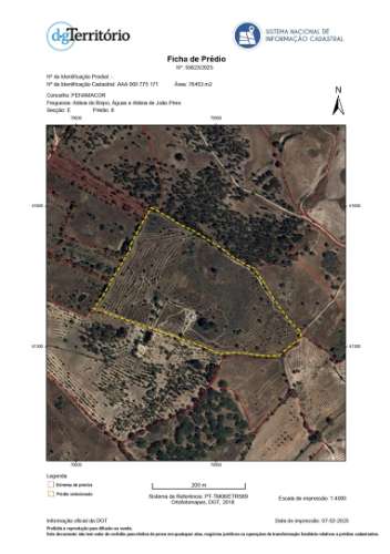Excelente terreno com 76840m2 situado em Aldeia das Águas, Penamacor.