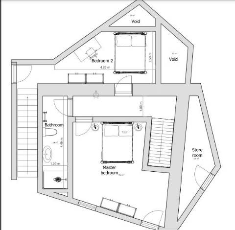 Moradia Geminada T2 em  Póvoa de Rio de Moinhos