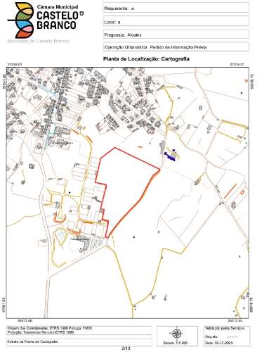 Terreno rústico com uma área de 4 hectares
