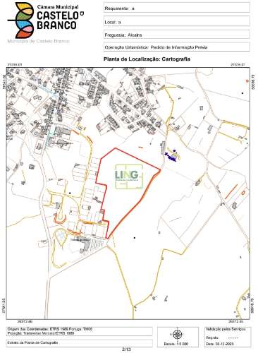 Terreno rústico com uma área de 4 hectares