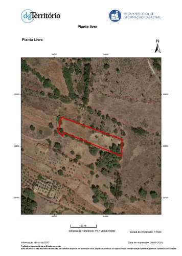 Quinta com área de 3250m2 e Construção Rural com 36m2 – a 10 minutos de Castelo Branco