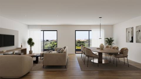 Apartamento T2 Novo, com garagem e piscina em Olhão