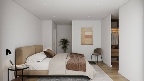 Apartamento T1, Penthouse, com garagem e piscina